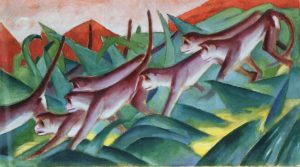 Franz Marc, Affenfries, 1911.