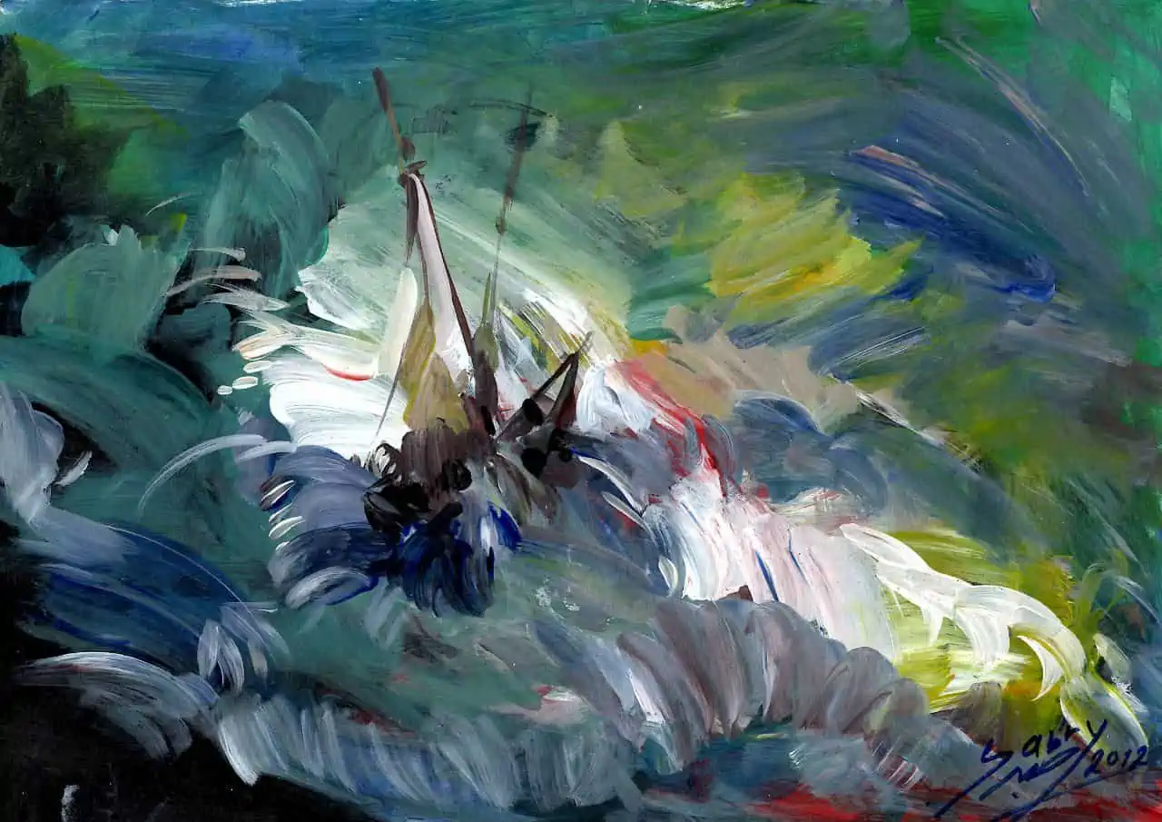 Sabri Al Qurashi 2012. Sabri stammt ebenfalls aus Jemen. Er war 12 Jahre lang Gefangener in Guantánamo, bevor er nach Kasachstan gebracht wurde.